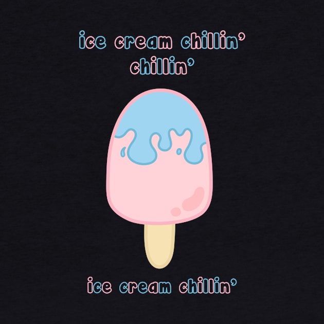 Aesthetic Freezing Ice Cream Logo Design by Al-loony